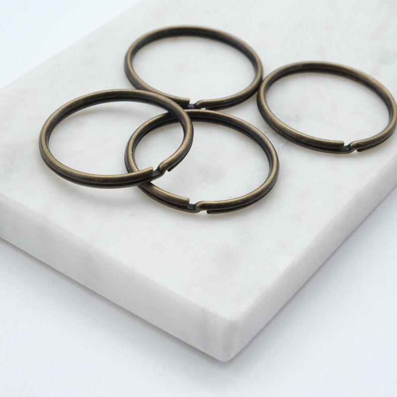 34mm Brass Keyrings - Maison Klem
